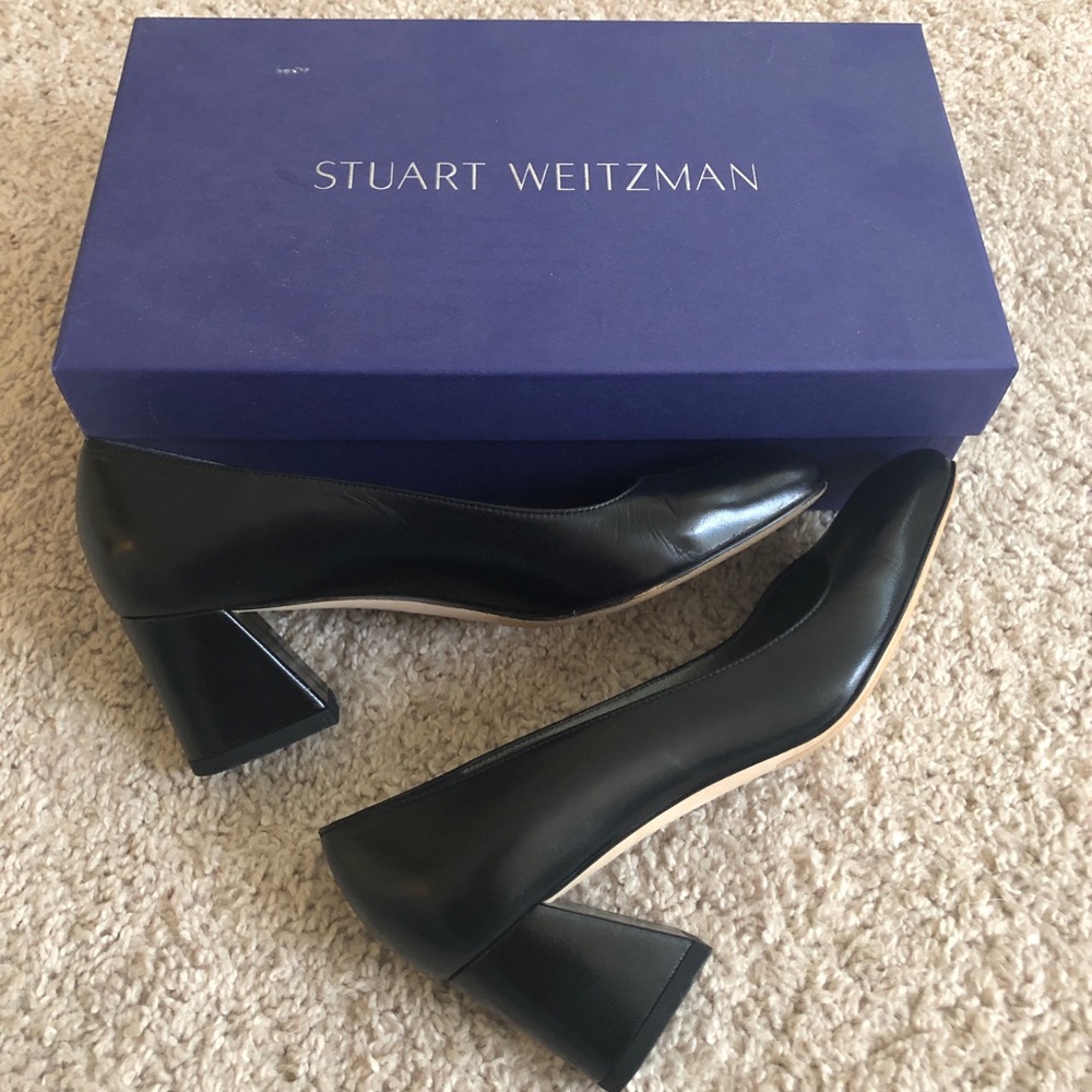 Stuart Weitzman Marymid Leather pump｜size 5